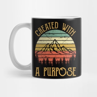 Vintage Christian Created With A Purpose Mug